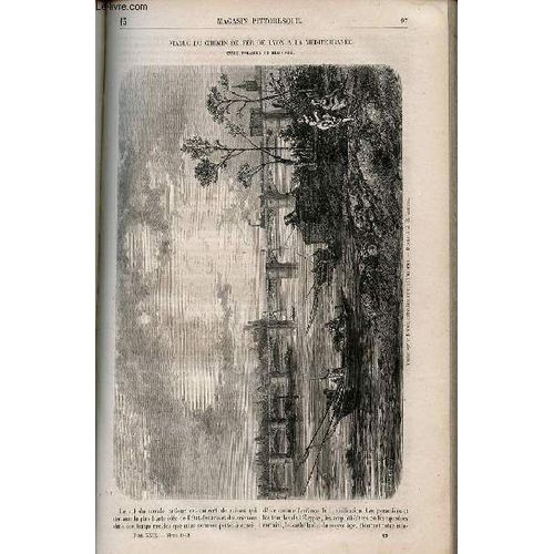 Le Magasin Pittoresque - Livraison N013 - Viaduc Du Chemin De Fer De Lyon  La Mditerrane Entre Tarascon Et Beaucaire.