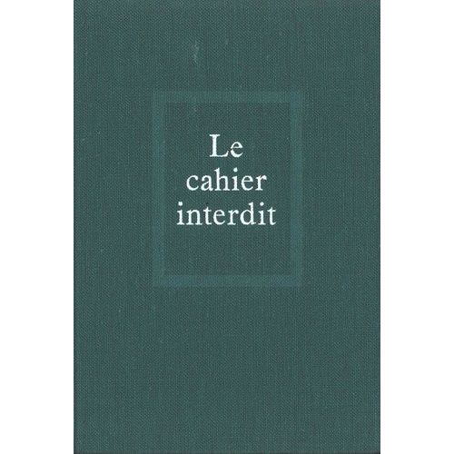 Le Cahier Interdit    Format Grand Format 
