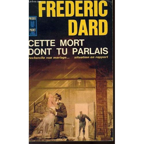 Cette Mort Dont Tu Parlais   de Dard Frederic  Format Poche 