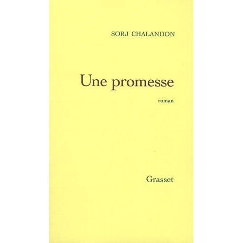Une Promesse    Format Grand Format 