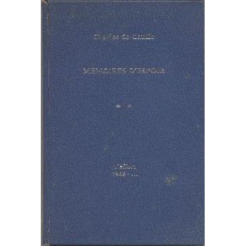 Mmoires D'espoir. L'effort  1962-   de gaulle charles de  Format Non Precis 