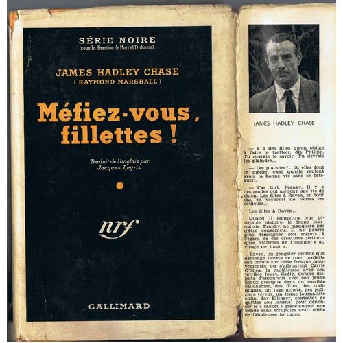 Mefiez-Vous Fillettes !   de james hadley chase