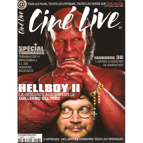Cine Live  N 127 : Hellboy 2 La Descente Aux Enfers De Guillermo Del Toro