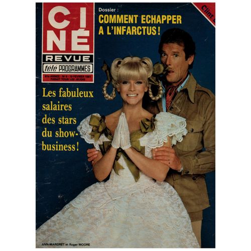 Cine Revue Tele Programmes  N 8 : 02-1981 Roger Moore/Bette Midler/Sinatra/Golden Globes/Clint Eastwood/Robert Mitchum/Galabru/Marie Jose Nat/Victor Lanoux/Ceccaldi/Jacqueline Gauthier