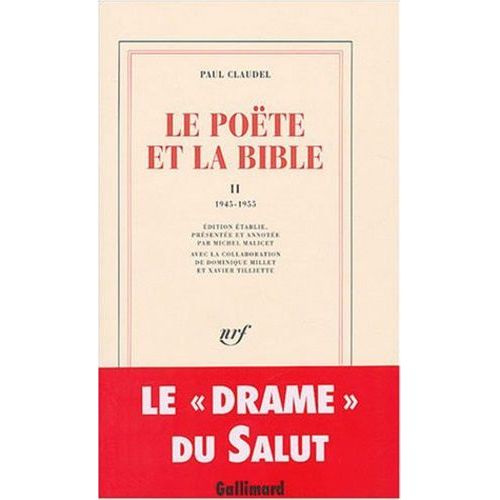 Le Pote Et La Bible - Tome 2, 1945-1955   de Claudel Paul  Format Reli 