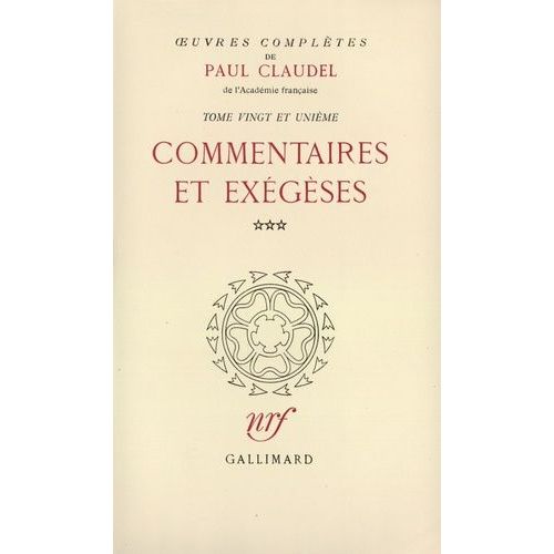 Oeuvres Compltes - Tome 21   de Claudel Paul  Format Beau livre 