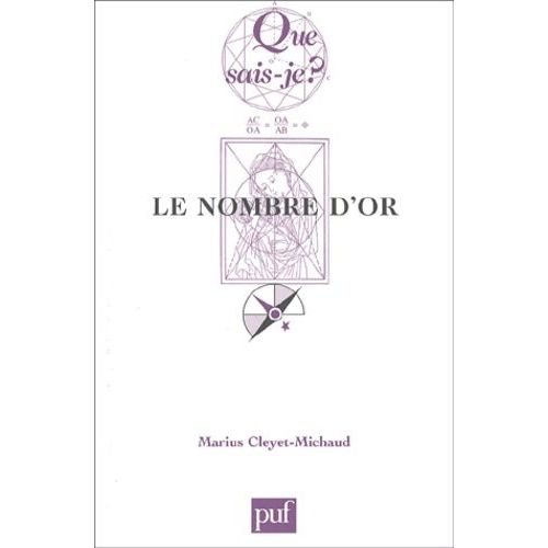 Le Nombre D'or    Format Poche 