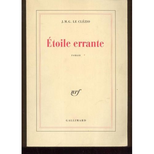 Etoile Errante   de CLEZIO J.M.G. Le