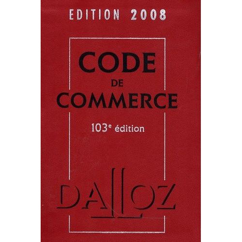 Code De Commerce    Format Broch 
