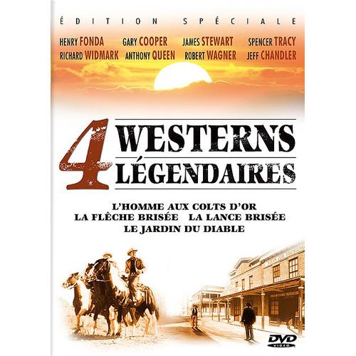 4 Westerns Lgendaires : L'homme Aux Colts D'or + La Flche Brise + La Lance Brise + Le Jardin Du Diable - Pack de Delmer Daves