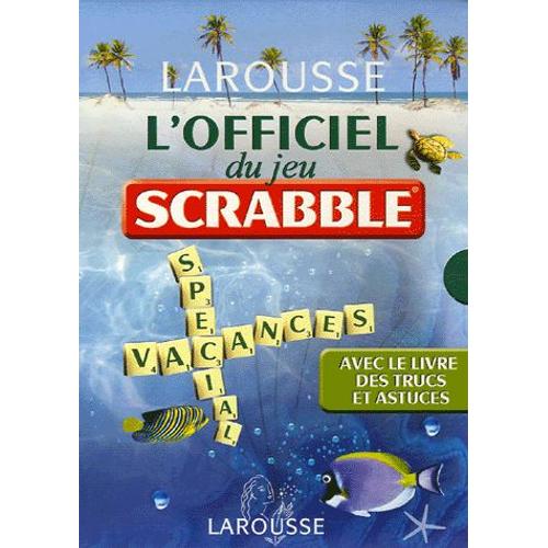 L'officiel Du Jeu Scrabble - Coffret En 2 Volumes   de Larousse  Format Coffret 