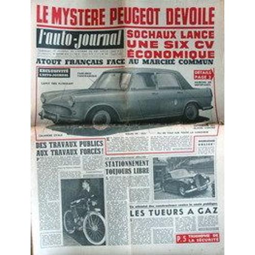 Auto Journal (L') N 214 Du 15/01/1959