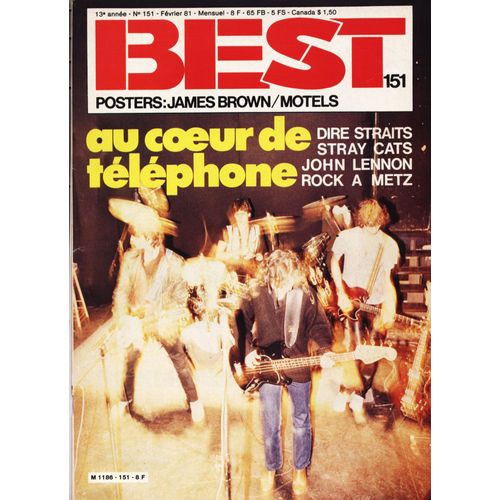 Best N 151, Au Coeur De Telephone - Dire Straits - Stray Cats - John Lennon - Rock  Metz - Posters, James Brown - Motels - (& Aussi Burning Spear, Orchestral M.I.T.D., Bijou, Bowie, Steve...