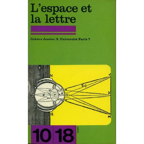Cahiers Jussieu N 3, L'espace Et La Lettre   de Collectif  Format Poche 