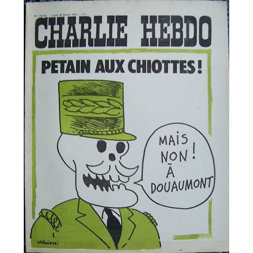 Charlie Hebdo N 119 Bis : Ptain Aux Chiottes  -  Wolinski
