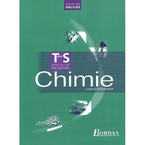 Chimie Terminale S - Livre Du Professeur   de Villar Jean-Guy  Format Broch 