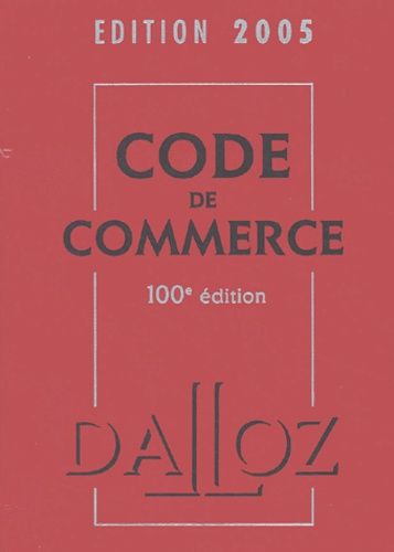 Code De Commerce    Format Reli 