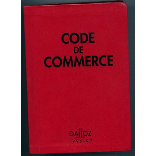 Code Du Commerce   de Collectif null  Format Reli 