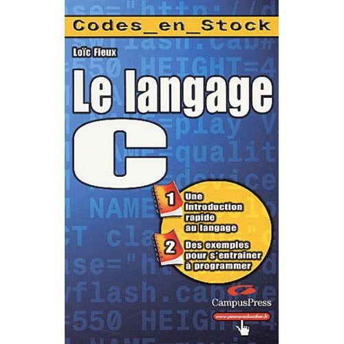 Le Langage C   de loic fieux  Format Poche 