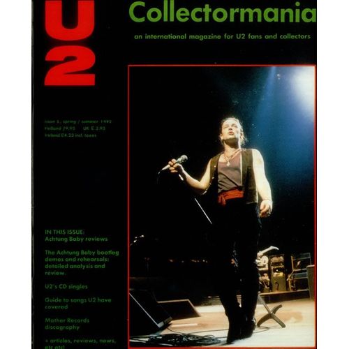 Collectormania :U2 Fans And Collector Magasine Hors-Srie N 5 : Acthung Babe Reviews-And Bootleg Demo