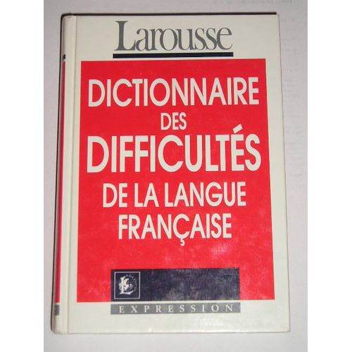 Dictionnaire Des Difficults De La Langue Franaise   de Thomas Adolphe 