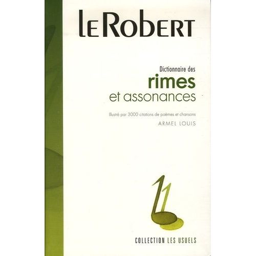 Dictionnaire Des Rimes Et Assonances   de Louis Armel  Format Reli 