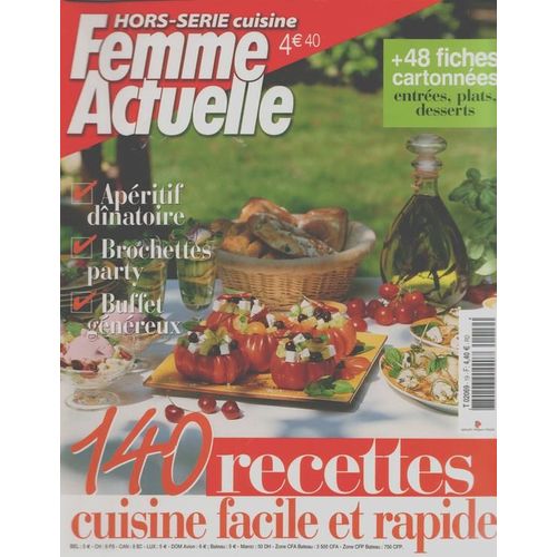 Femme Actuelle Hors-Srie  N 19 : 140 Recettes Cuisine Facile Et Rapide