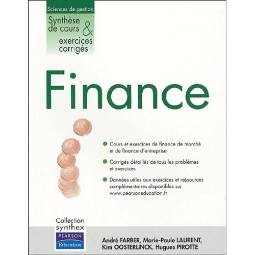 Finance - Synthse De Cours Et Exercices Corrigs    Format Broch 
