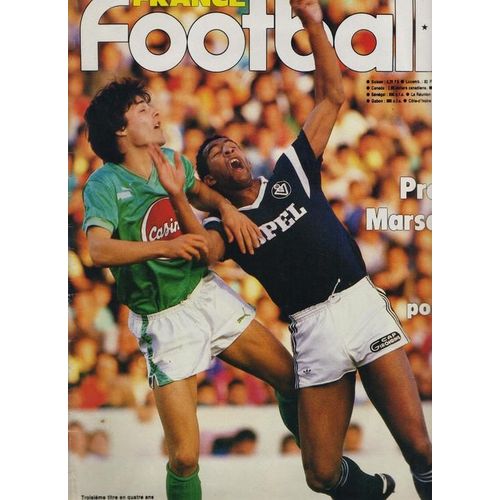 France Football  N 2147 : Jose Toure - Photos Couleur Demi Finales Coupe France  Om Marseille-Reims Et Ales-Bordeaux - Finale Coupe Champions Porto Contre Bayern Munich Avec Madjer