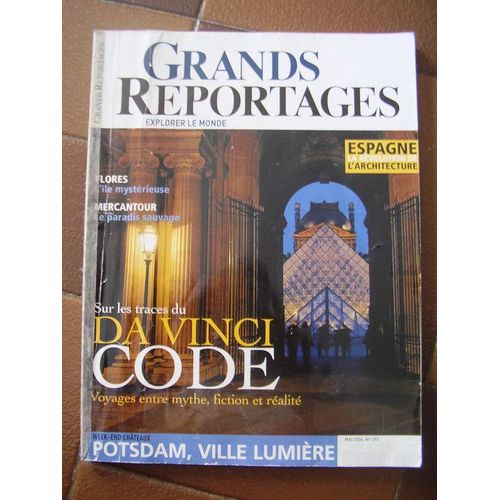 Grands Reportages  N 292 : Sur Les Traces Du Da Vinci Code