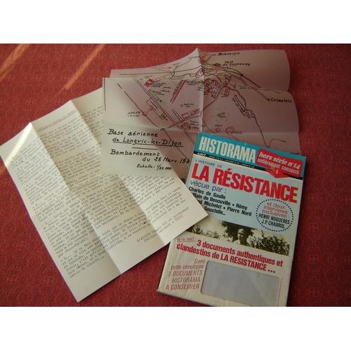 Historama Hors-Srie N 14 : La Resistance Vecue Par Charles De Gaulle Etc..