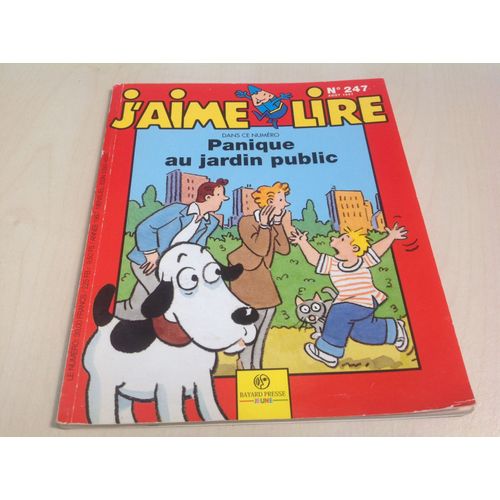 J'aime Lire N247 De 1997 : Panique Au Jardin Public