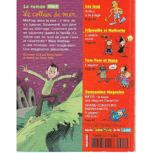 J'aime Lire N343 De 2005 : Le Collier De Mer