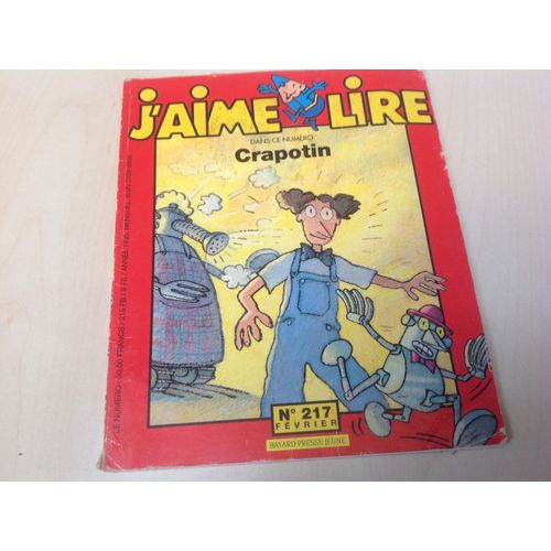 J'aime Lire N217 De 1995 : Crapotin
