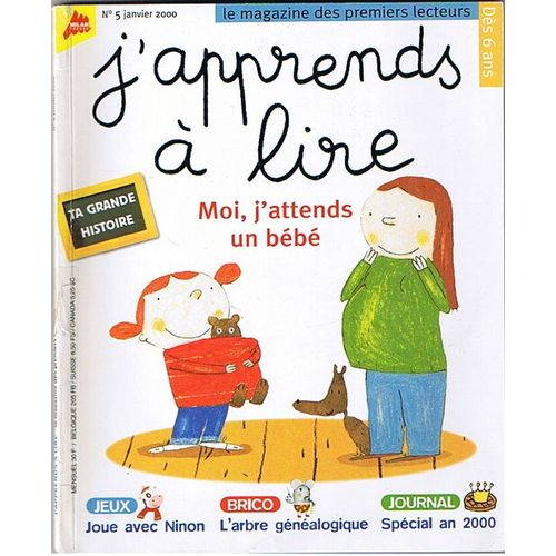 J'apprends A Lire N5 Janvier 2000  N 5 : Moi, J'attend Un Bb