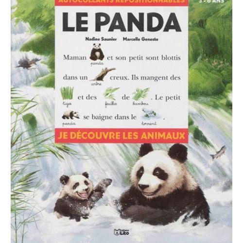 Le Panda - Autocollants Repositionnables   de marcelle geneste  Format Reli 