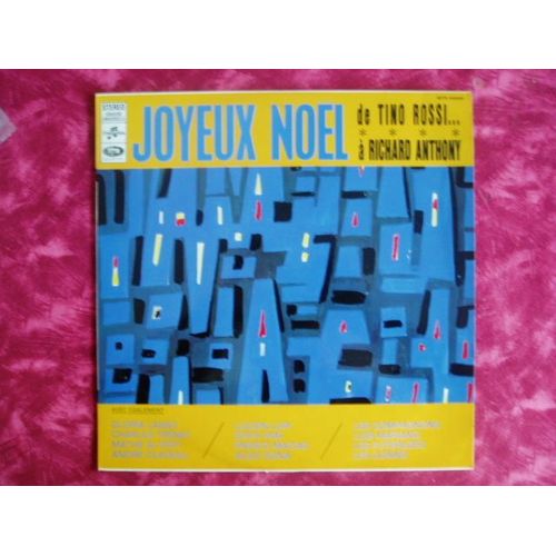 JOYEUX NOEL DE TINO ROSSI A RICHARD ANTHONY Rakuten