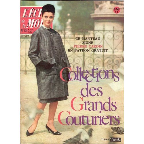 L' cho De La Mode  N 36 : Le Tabac Est-Il Mortel ? - Collections Des Grands Couturiers - Tintin, L le Noire - Roland Petit Et Zizi Jeanmaire - Les Machines  Laver