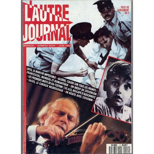 L'autre Journal N 02 : Urss, Le March Impossible, Algrie Colre Sur Tous Les Fronts, ....