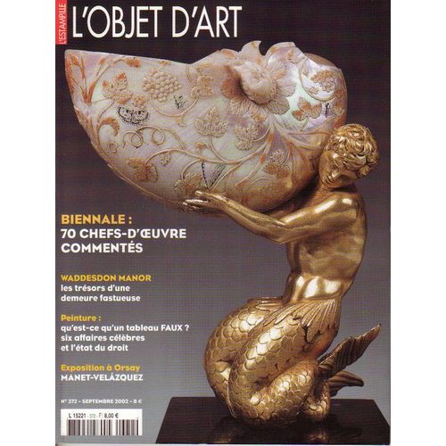 L'estampille, L'objet D'art N 372 / Septembre 2002 de Collectif