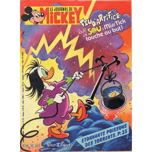 Le Journal De Mickey N 1574 : Etonnants Poissons Des Torrents