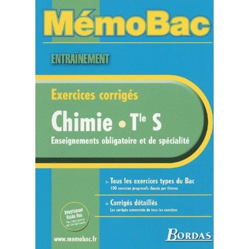 Chimie Terminale S   de Boit Xavier  Format Reli 