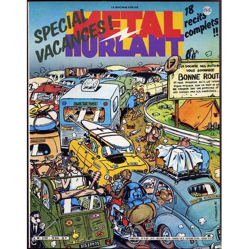 Metal Hurlant  N 76 Bis Spcial  Vacances   de collectif 