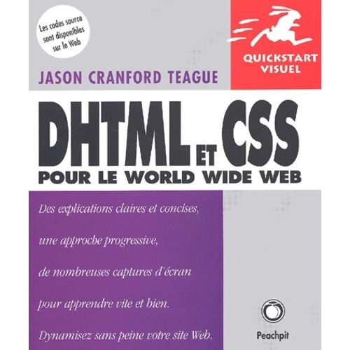 Dhtml Et Css Pour Le World Wide Web   de Cranford Teague Jason  Format Broch 