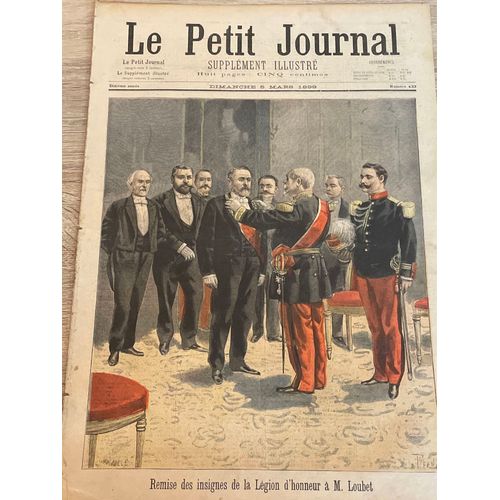 Petit Journal Supplement Illustre (Le) N 433 Du 05/03/1899