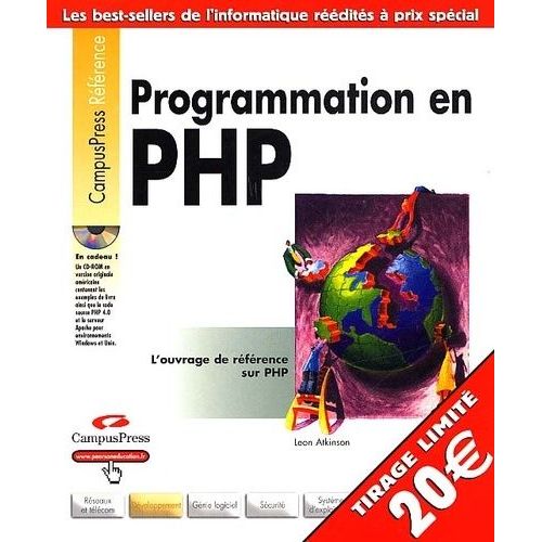 Programmation En Php - (1 Cd-Rom)   de lon atkinson  Format Broch 