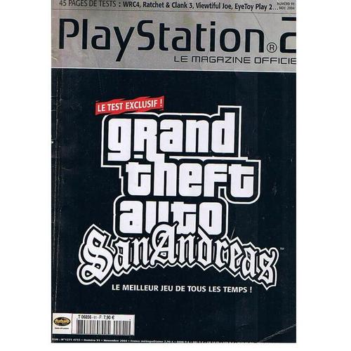 Playstation 2 Le Magazine Officiel N 91 : Grand Theft Auto San Andreas