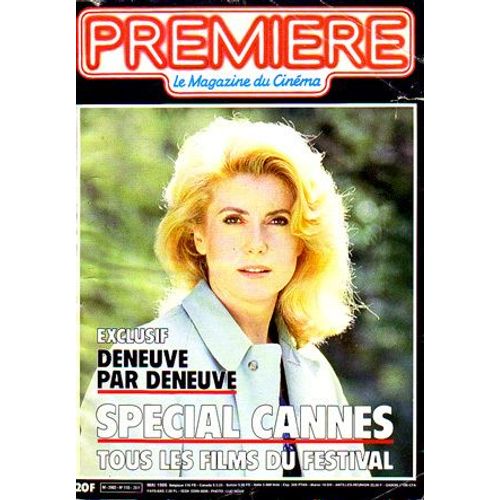 Premire  N 110 : Catherine Deneuve/ Cannes 86: Le Lieu Du Crime/ Tenue De Soire/ Thrse/ Max Mon Amour/ The Mission/ Mona Lisa/ After Hours/ Down By Law/ Fool For Love