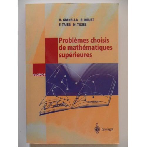 Problmes Choisis De Mathmatiques Suprieures   de Springer  Format Broch 