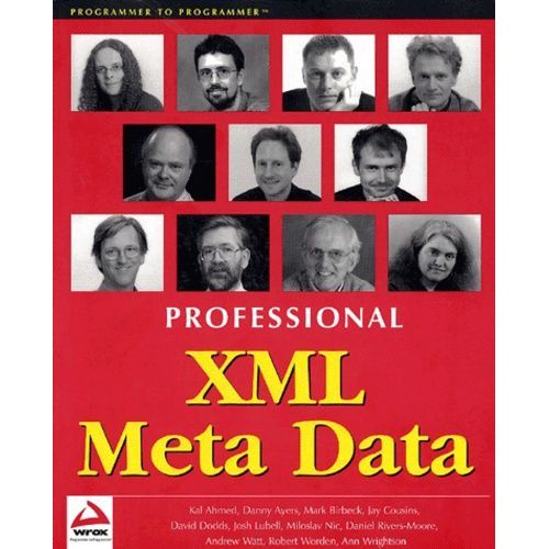 Professional Xml Meta Data   de Collectif null  Format Broch 